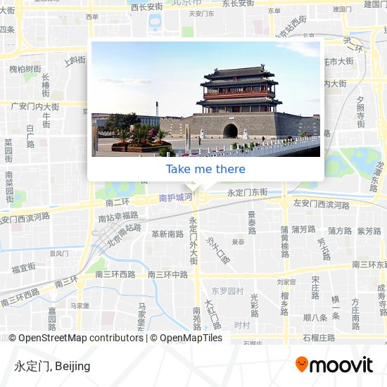 永定门 map