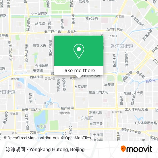 泳漮胡同 • Yongkang Hutong map