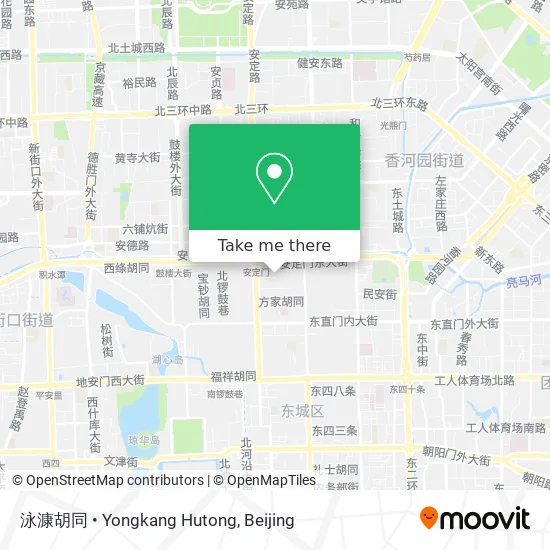 泳漮胡同 • Yongkang Hutong map