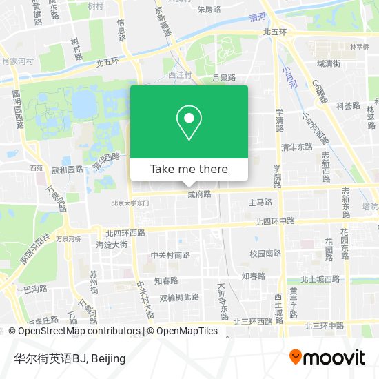 华尔街英语BJ map