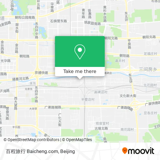 百程旅行 Baicheng.com map