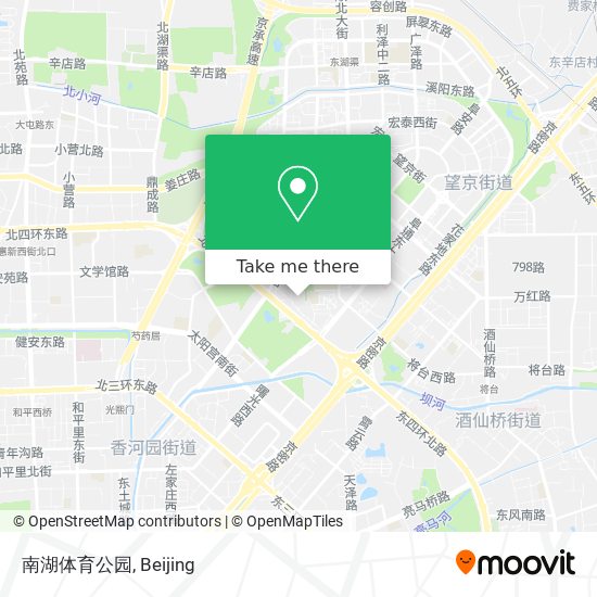 南湖体育公园 map
