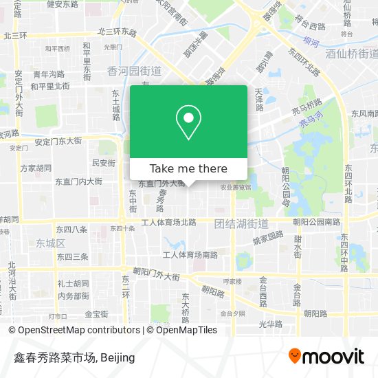 鑫春秀路菜市场 map