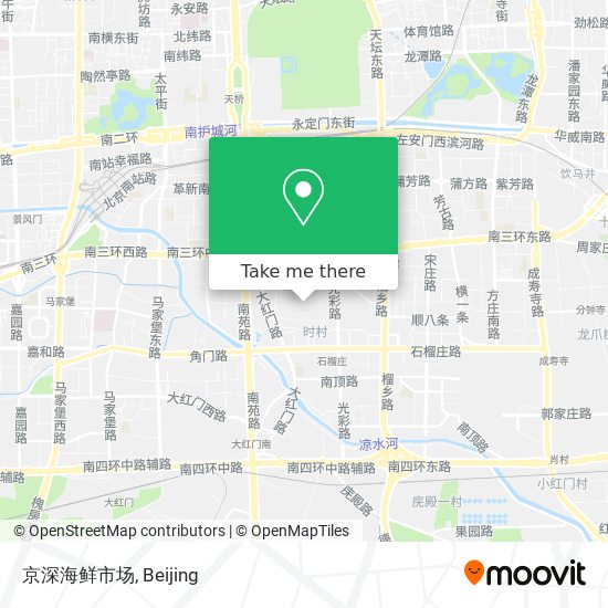 京深海鲜市场 map
