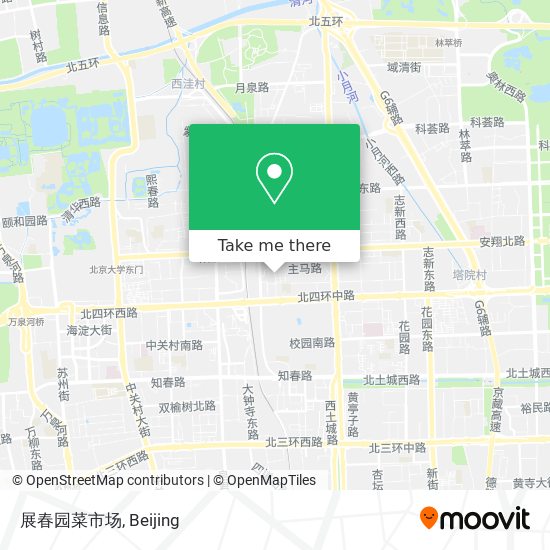 展春园菜市场 map