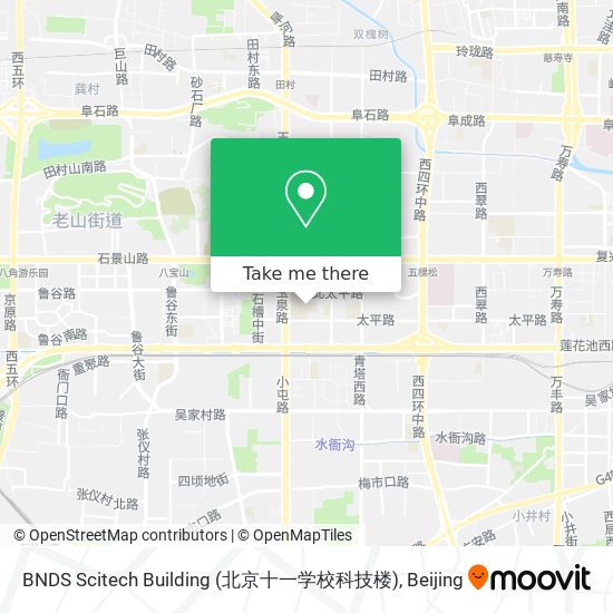 BNDS Scitech Building (北京十一学校科技楼) map