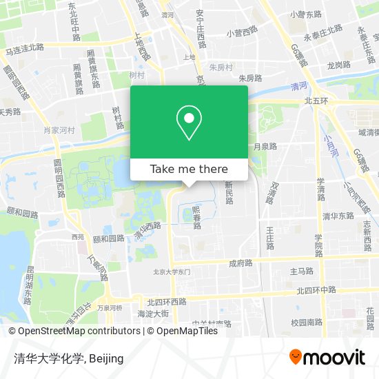 清华大学化学 map