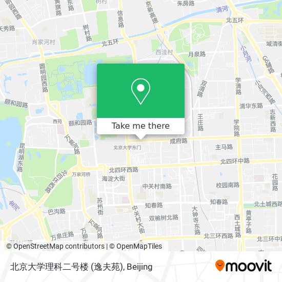 北京大学理科二号楼 (逸夫苑) map