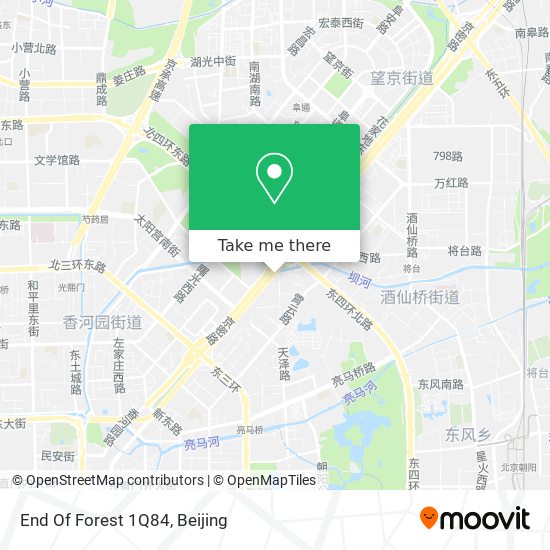 End Of Forest 1Q84 map