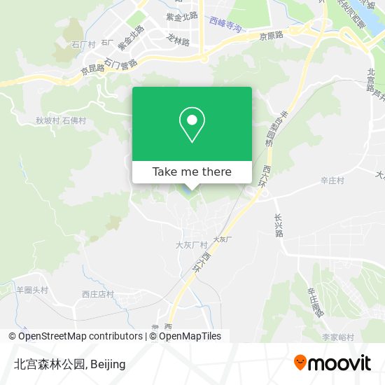北宫森林公园 map
