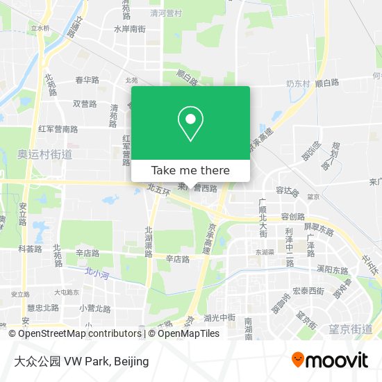 大众公园 VW Park map