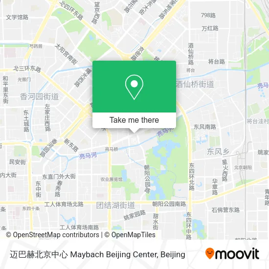 迈巴赫北京中心 Maybach Beijing Center map