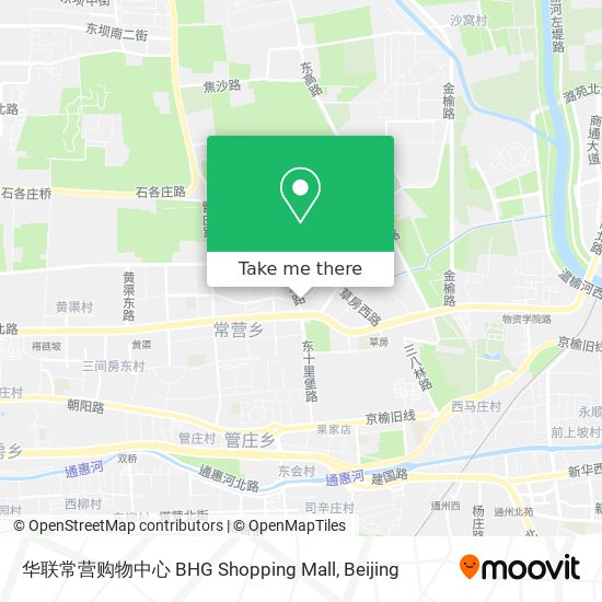 华联常营购物中心 BHG Shopping Mall map