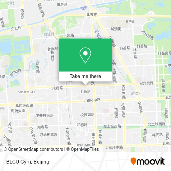 BLCU Gym map