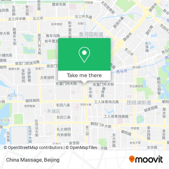 China Massage map