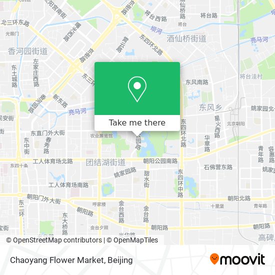 Chaoyang Flower Market map