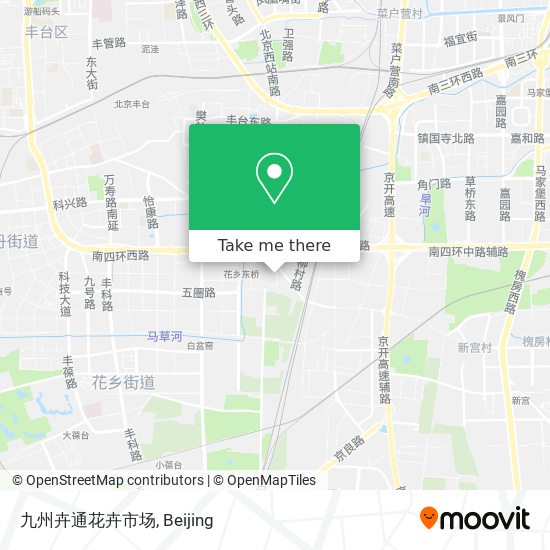 九州卉通花卉市场 map