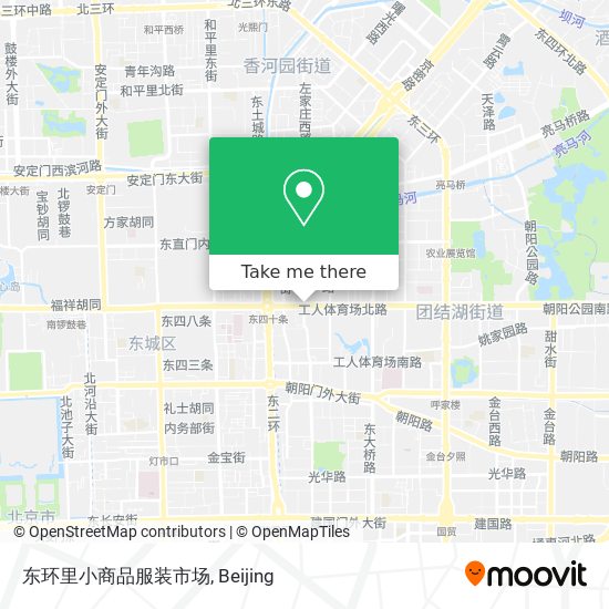 东环里小商品服装市场 map