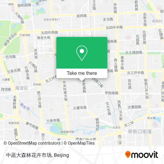 中蔬大森林花卉市场 map