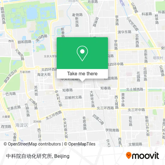 中科院自动化研究所 map
