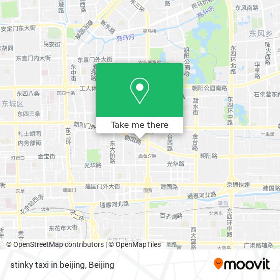 stinky taxi in beijing map