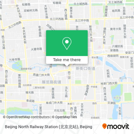 Beijing North Railway Station (北京北站) map