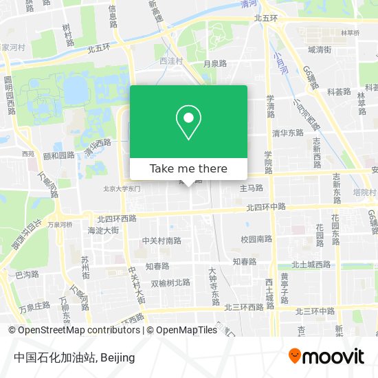 中国石化加油站 map