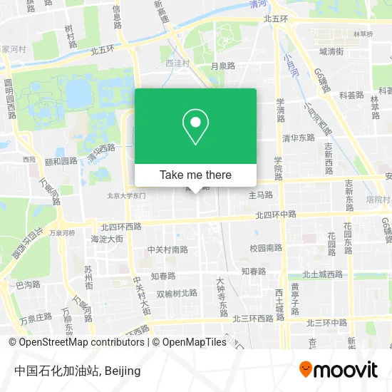 中国石化加油站 map