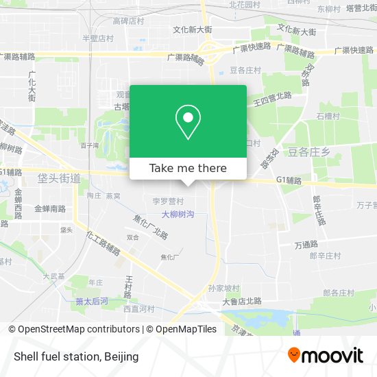 Shell fuel station map