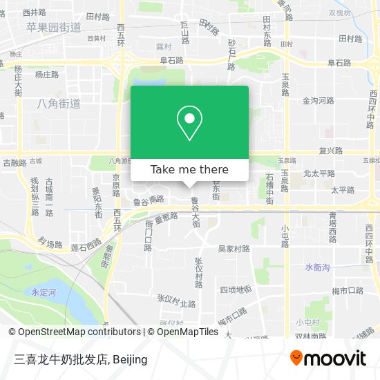 三喜龙牛奶批发店 map