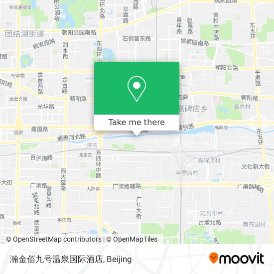 瀚金佰九号温泉国际酒店 map