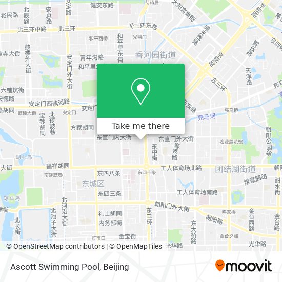 Ascott Swimming Pool map