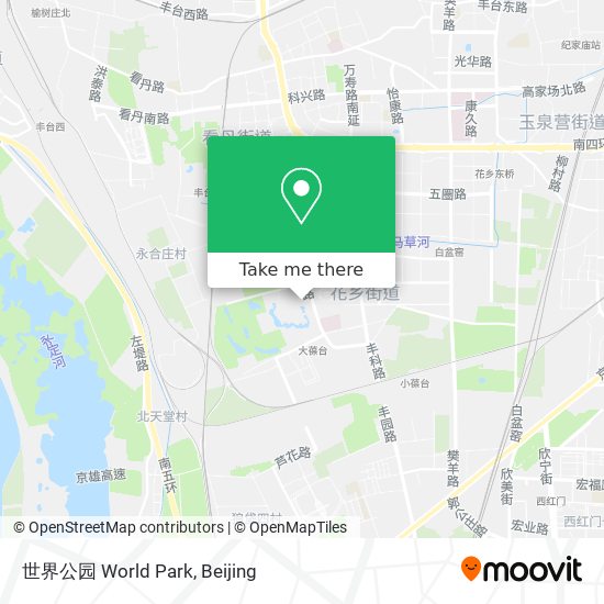 世界公园 World Park map