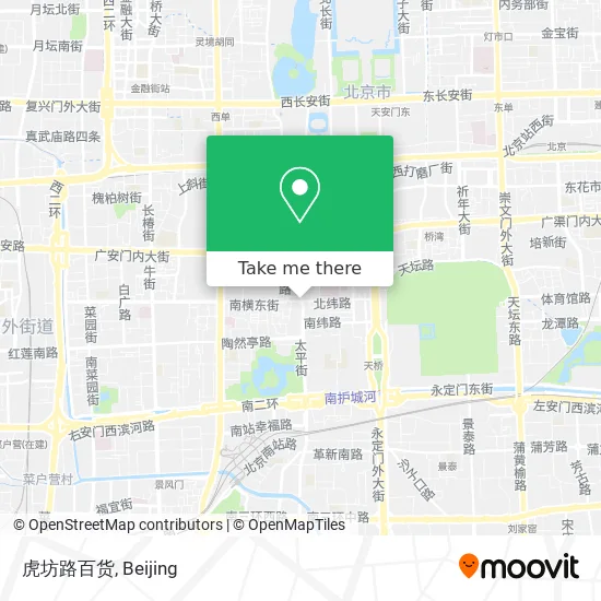虎坊路百货 map