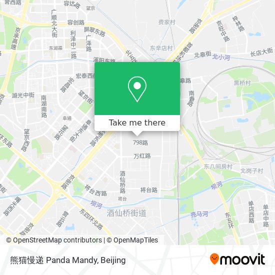 熊猫慢递 Panda Mandy map