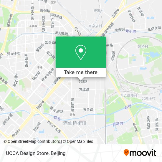 UCCA Design Store map