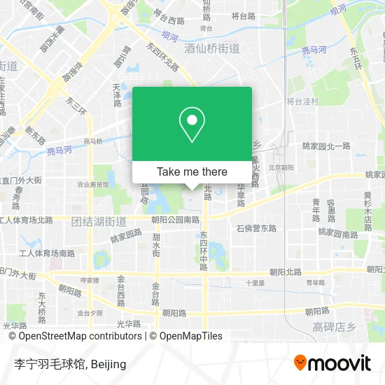 李宁羽毛球馆 map