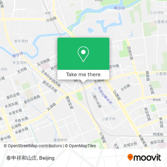泰申祥和山庄 map