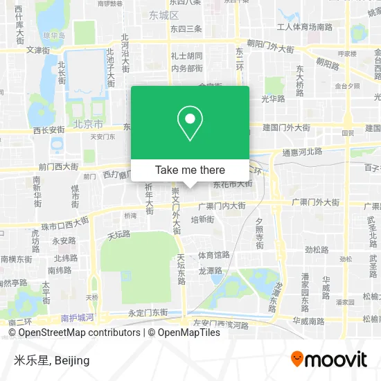 米乐星 map