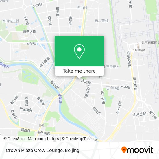 Crown Plaza Crew Lounge map