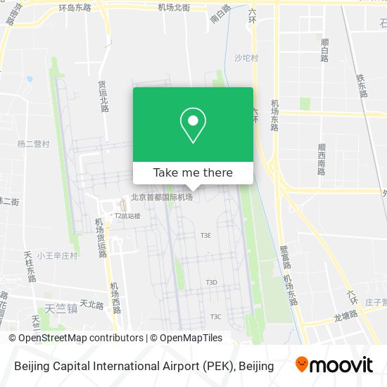 Beijing Capital International Airport (PEK) map