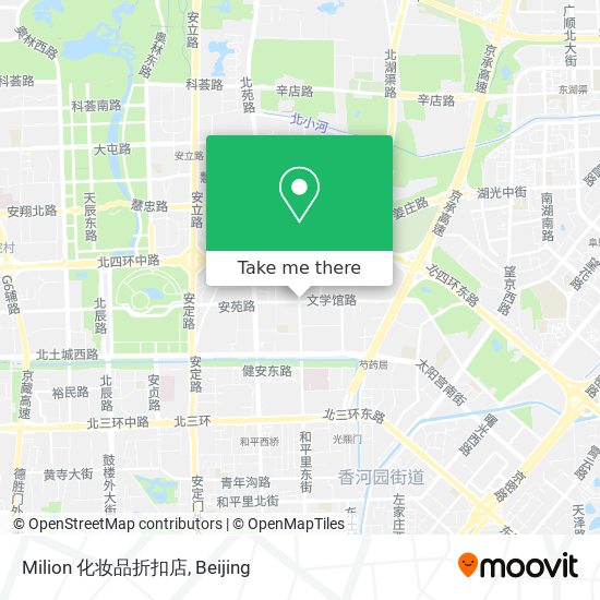 Milion 化妆品折扣店 map