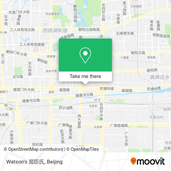 Watson's 屈臣氏 map