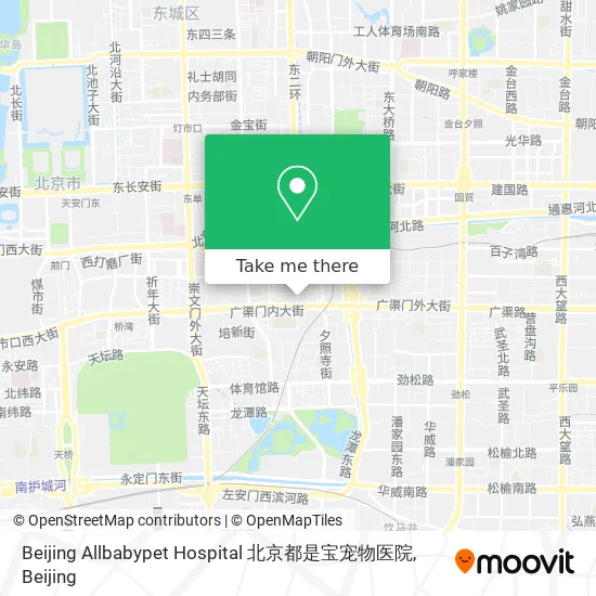 Beijing Allbabypet Hospital 北京都是宝宠物医院 map