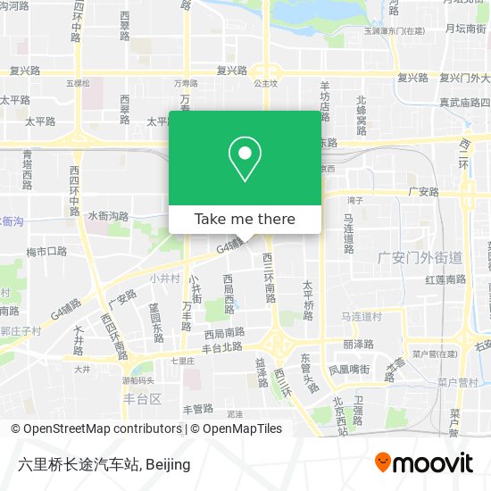 六里桥长途汽车站 map