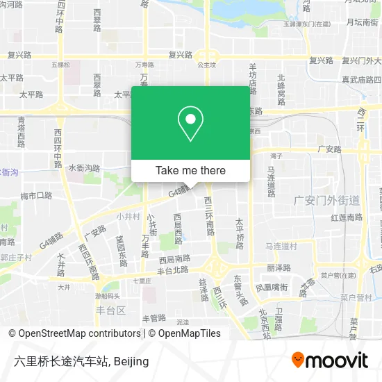六里桥长途汽车站 map