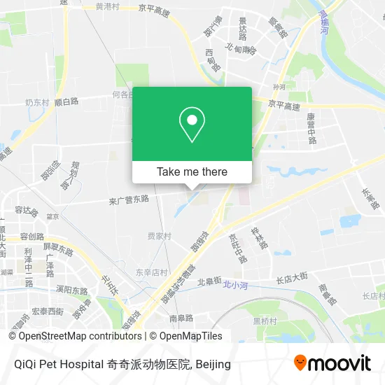 QiQi Pet Hospital 奇奇派动物医院 map
