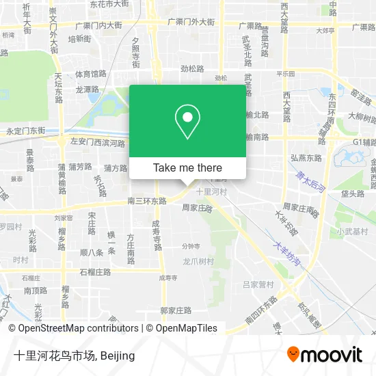 十里河花鸟市场 map