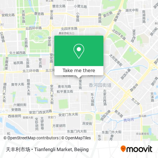 天丰利市场 • Tianfengli Market map