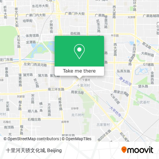 十里河天骄文化城 map